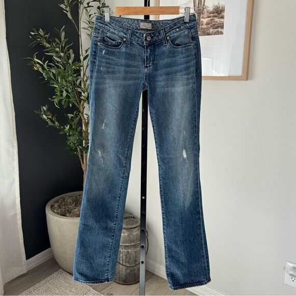 Paige Jimmy Jimmy Skinny Boyfriend Jean - Lightly Distressed Boho Relaxed - Picture 2 of 10